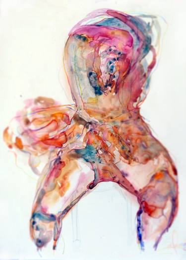 Print of Abstract Expressionism Erotic Paintings by Sara Viloria