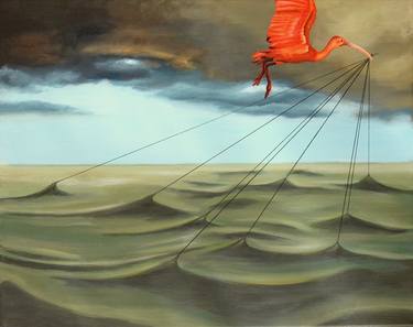 Original Conceptual Seascape Paintings by rob van 't hof