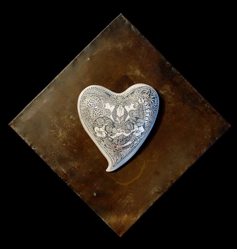 Original Figurative Love Sculpture by Marsha Mccarthy