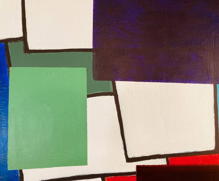 Original Abstract Expressionism Abstract Painting by Michael Wallace