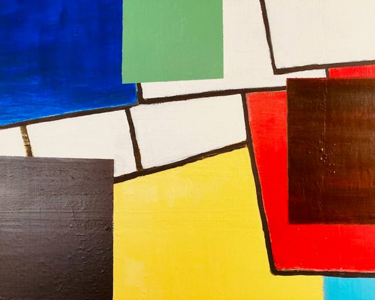 Original Abstract Expressionism Abstract Painting by Michael Wallace