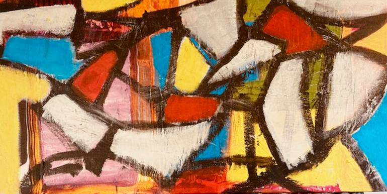 Original Abstract Expressionism Abstract Painting by Michael Wallace