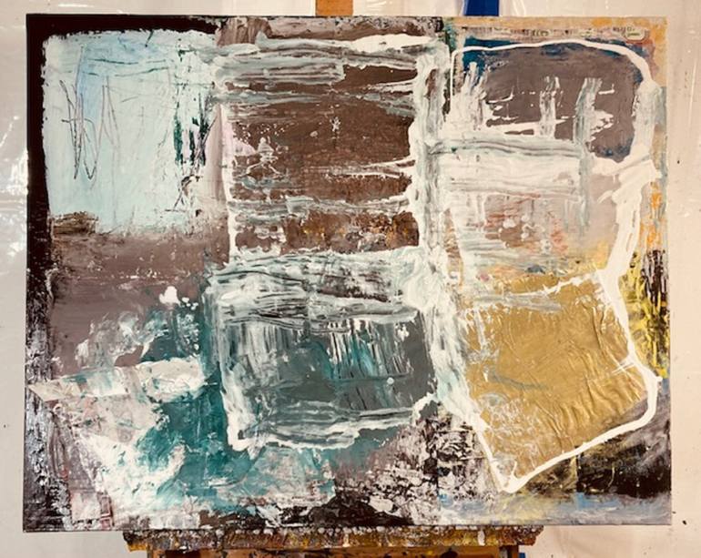 Original Abstract Expressionism Abstract Painting by Michael Wallace