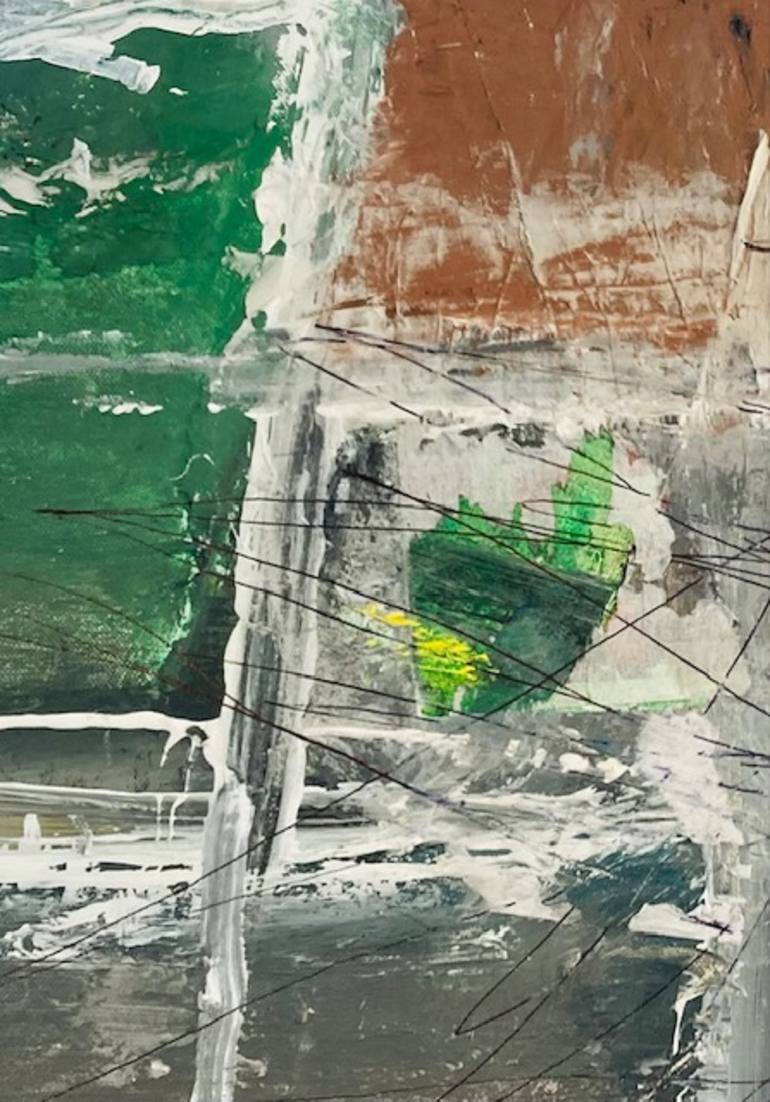 Original Abstract Expressionism Abstract Painting by Michael Wallace