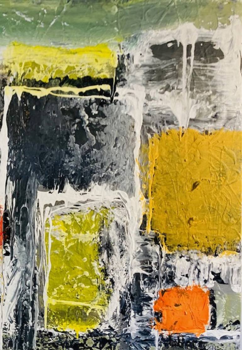 Original Abstract Expressionism Abstract Painting by Michael Wallace