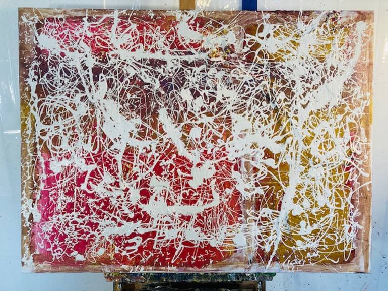 Original Abstract Expressionism Abstract Painting by Michael Wallace