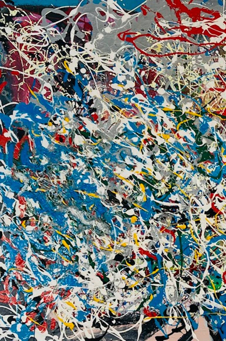 Original Abstract Expressionism Abstract Painting by Michael Wallace