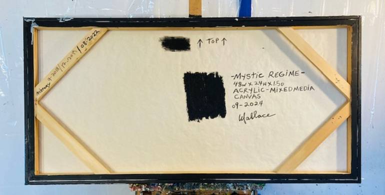 Original Abstract Expressionism Abstract Painting by Michael Wallace