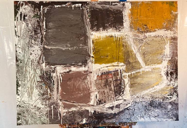 Original Abstract Expressionism Abstract Painting by Michael Wallace