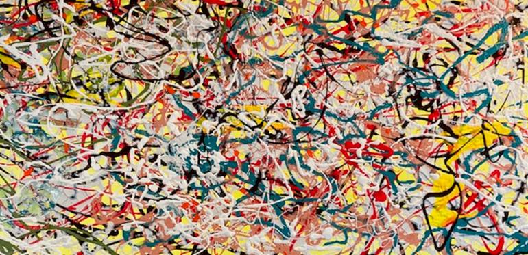 Original Abstract Expressionism Abstract Painting by Michael Wallace