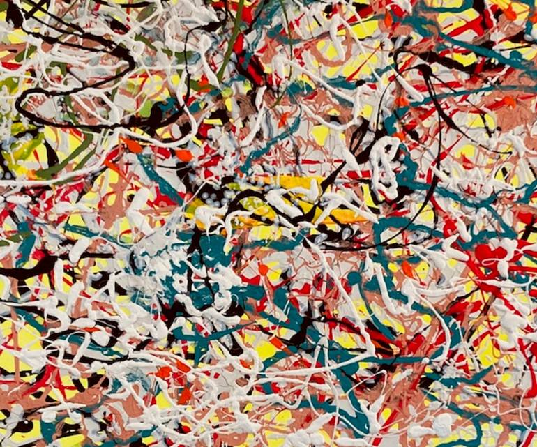 Original Abstract Expressionism Abstract Painting by Michael Wallace