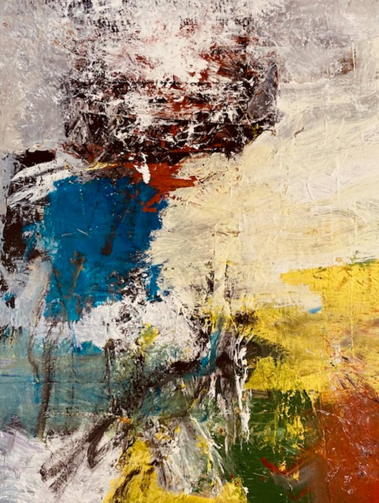 Original Abstract Expressionism Abstract Painting by Michael Wallace