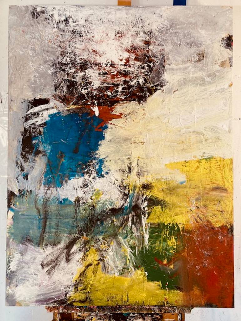 Original Abstract Expressionism Abstract Painting by Michael Wallace