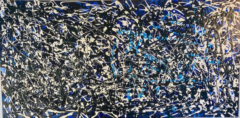 Original Abstract Expressionism Abstract Painting by Michael Wallace