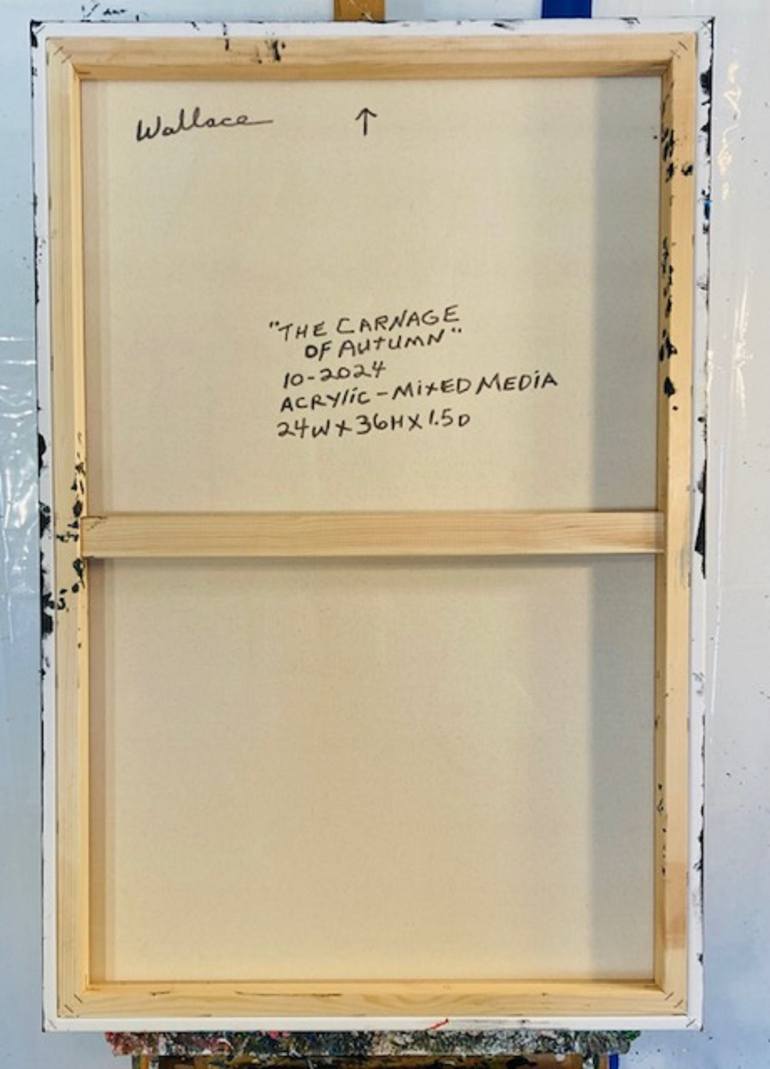 Original Abstract Expressionism Abstract Painting by Michael Wallace