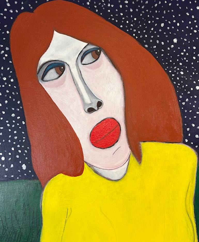 Original Portraiture Women Painting by Michael Wallace