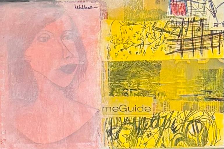 Original Abstract Mixed Media by Michael Wallace