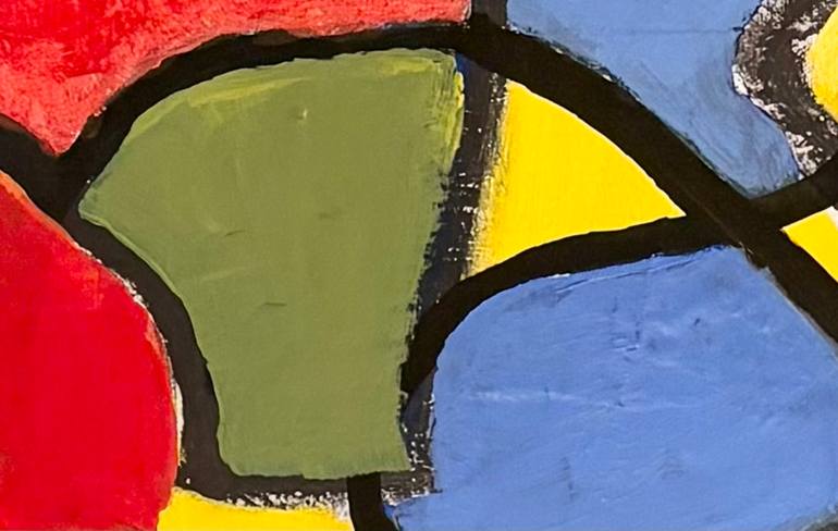 Original Abstract Expressionism Abstract Painting by Michael Wallace