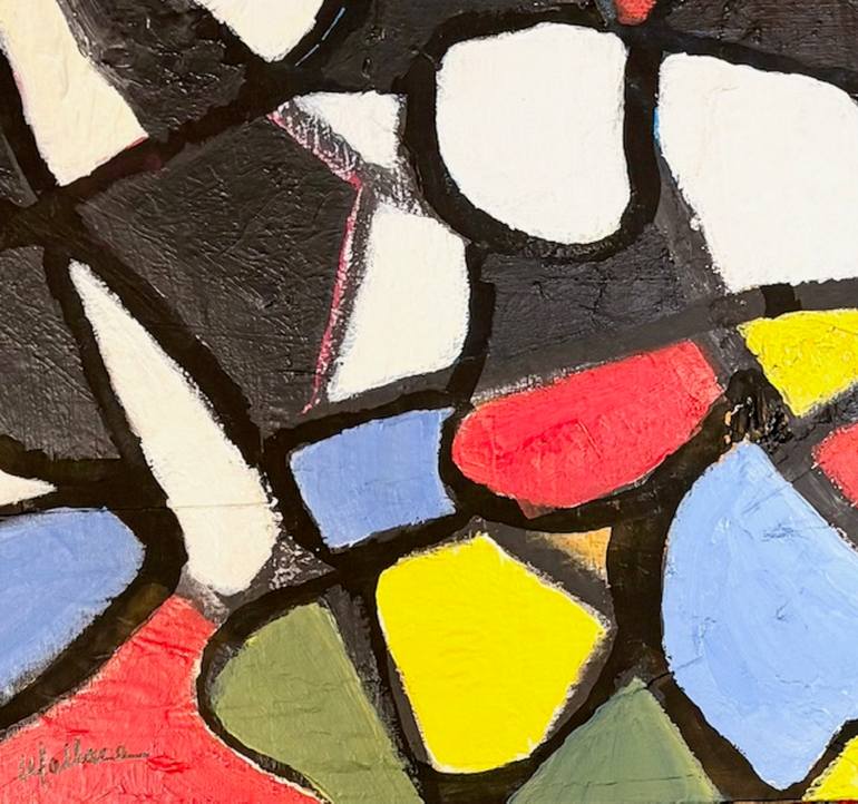 Original Abstract Expressionism Abstract Painting by Michael Wallace