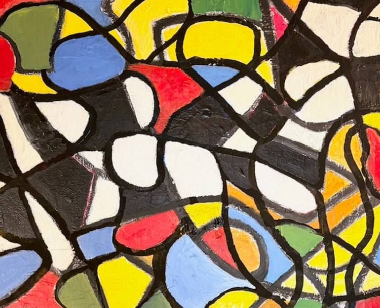 Original Abstract Expressionism Abstract Painting by Michael Wallace