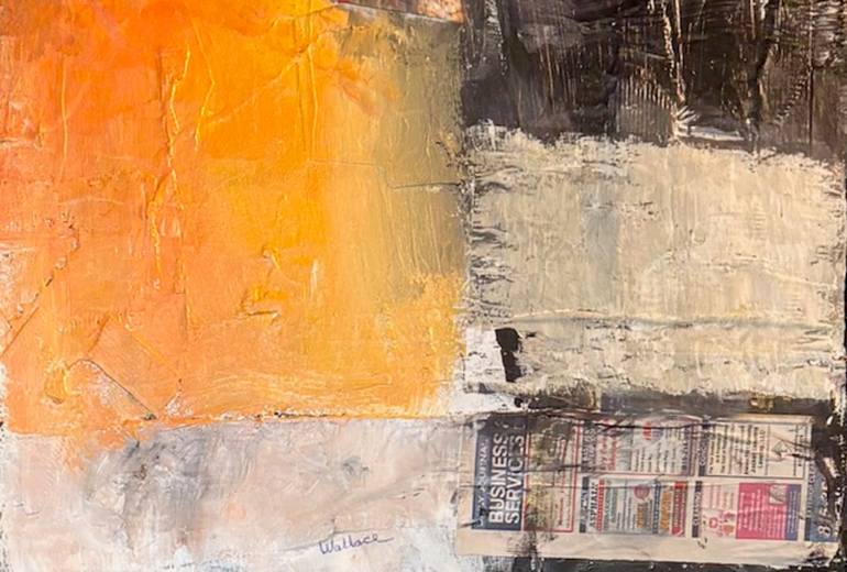 Original Abstract Expressionism Abstract Painting by Michael Wallace