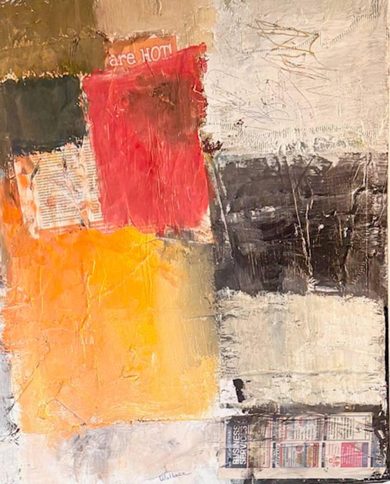 Original Abstract Expressionism Abstract Painting by Michael Wallace