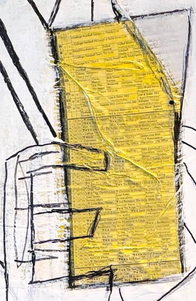 Original Conceptual Abstract Mixed Media by Michael Wallace