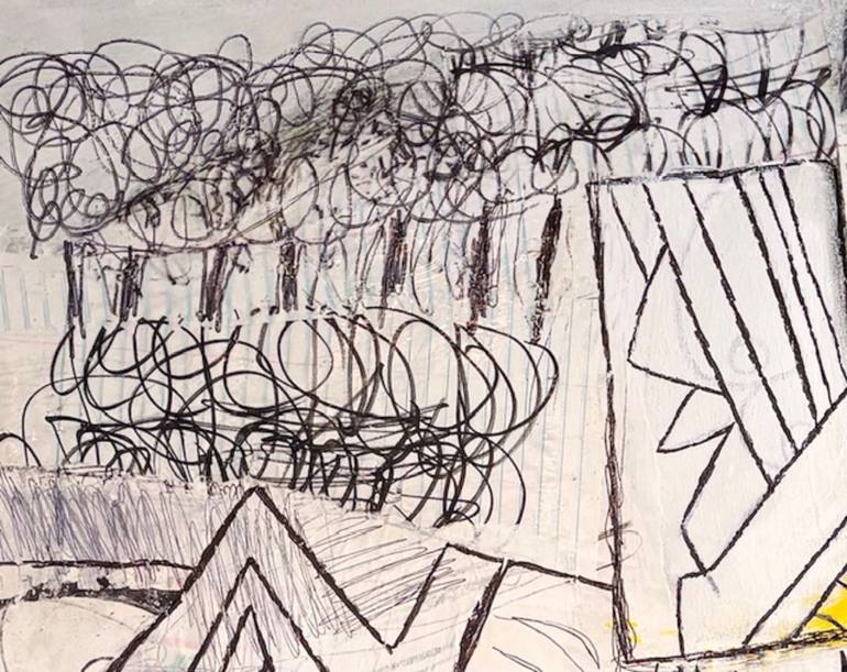 Original Conceptual Abstract Mixed Media by Michael Wallace