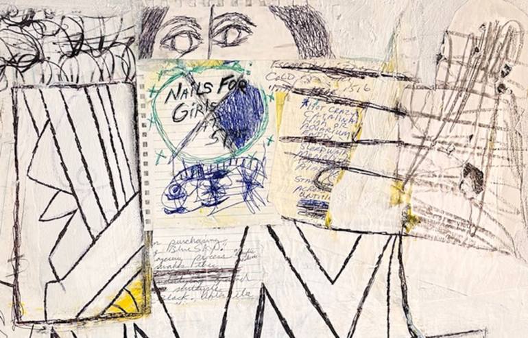 Original Conceptual Abstract Mixed Media by Michael Wallace