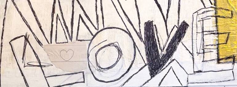 Original Conceptual Abstract Mixed Media by Michael Wallace