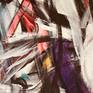 Close up acrylic on gallery wrapped canvas