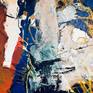 Abstract acrylic and latex on gallery wrapped canvas sides painted ready for exhibit. The title refers to a fun era in my life when I was a kid. This painting was exhibited at The Next Gallery in St Charles Illinois, 2016.