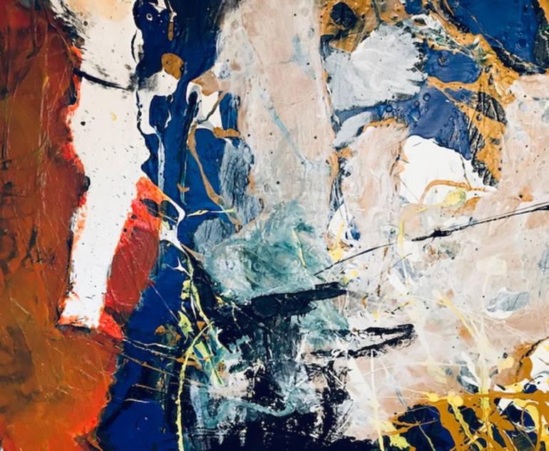 Original Abstract Expressionism Abstract Painting by Michael Wallace