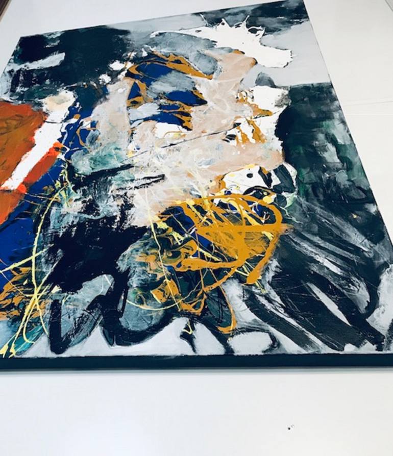 Original Abstract Expressionism Abstract Painting by Michael Wallace