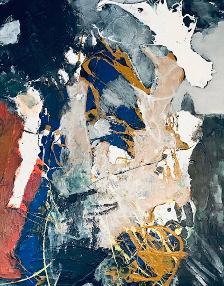 Original Abstract Expressionism Abstract Painting by Michael Wallace