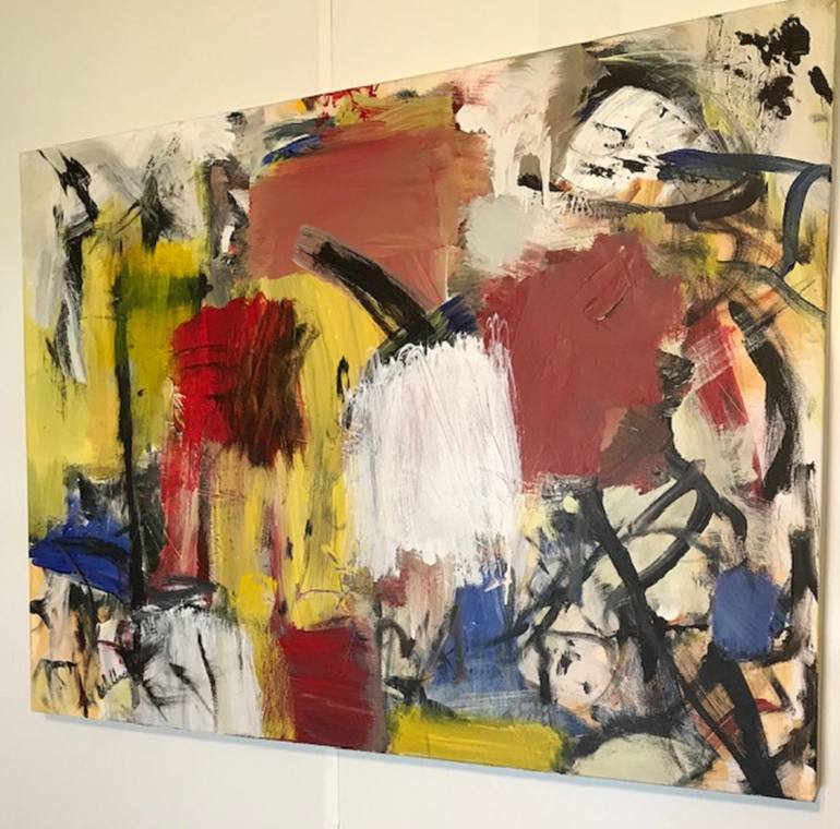 Original Abstract Expressionism Abstract Painting by Michael Wallace