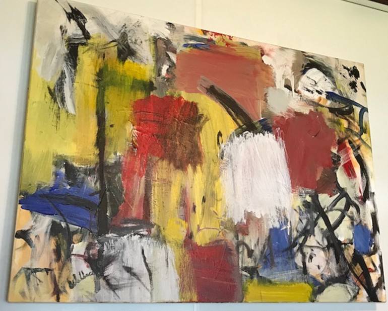 Original Abstract Expressionism Abstract Painting by Michael Wallace