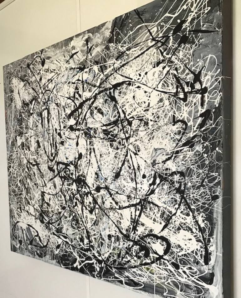 Original Abstract Expressionism Abstract Painting by Michael Wallace