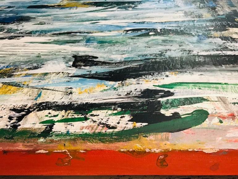 Original Abstract Expressionism Abstract Painting by Michael Wallace