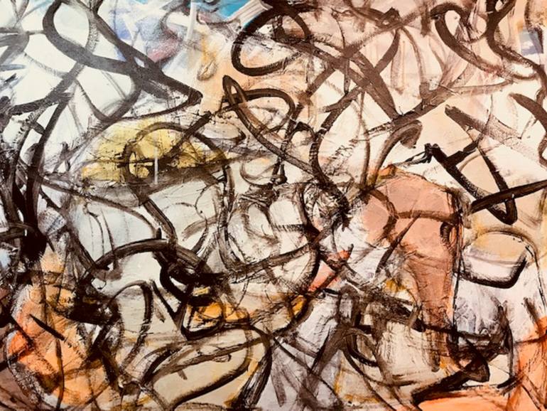 Original Abstract Expressionism Abstract Painting by Michael Wallace