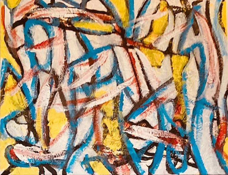 Original Abstract Painting by Michael Wallace