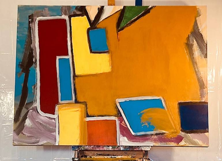 Original Abstract Painting by Michael Wallace