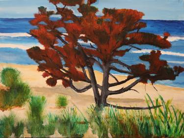 Saatchi Art Artist Dana Wheeler; Paintings, “Lone Beach Pine” #art