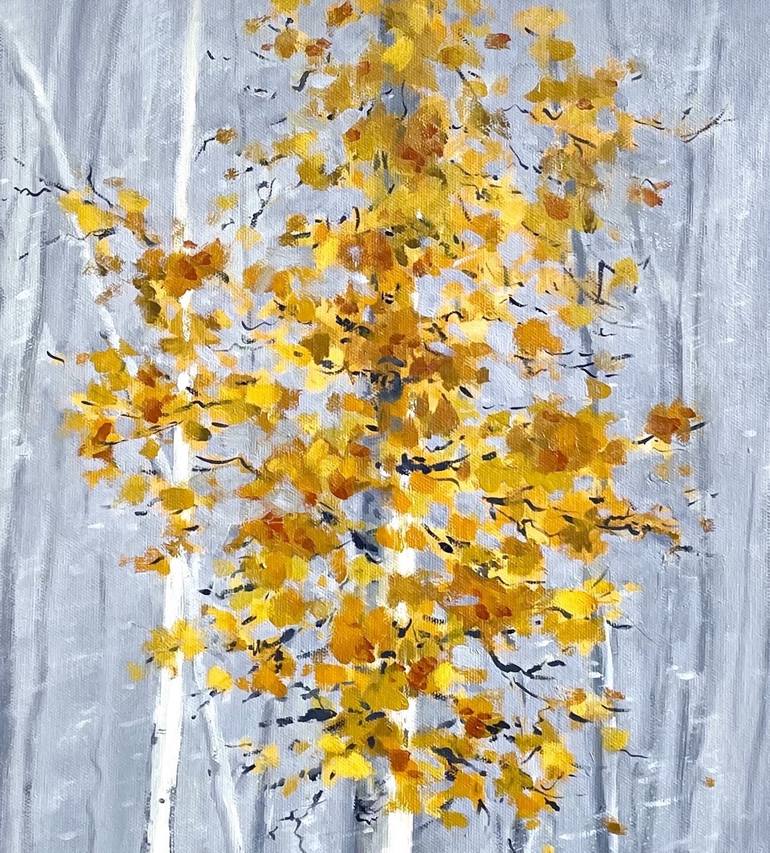 Original Impressionism Tree Painting by Lisa H Ridabock