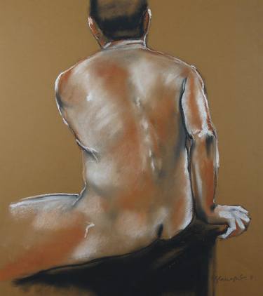 Original Figurative Men Painting by Elizabeth Slaught