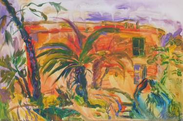 Original Expressionism Architecture Painting by Galyna Shevtsova