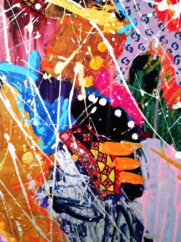 Original Contemporary Abstract Painting by Jacquelyn Herndon