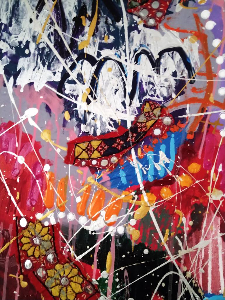 Original Contemporary Abstract Painting by Jacquelyn Herndon