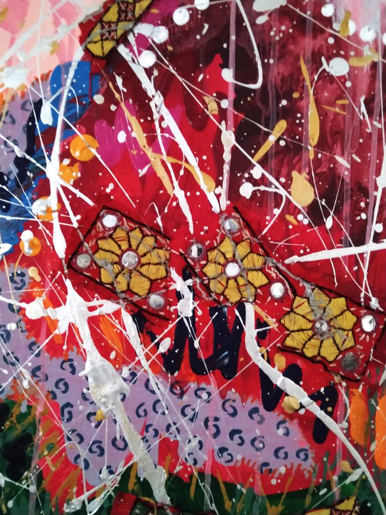 Original Contemporary Abstract Painting by Jacquelyn Herndon