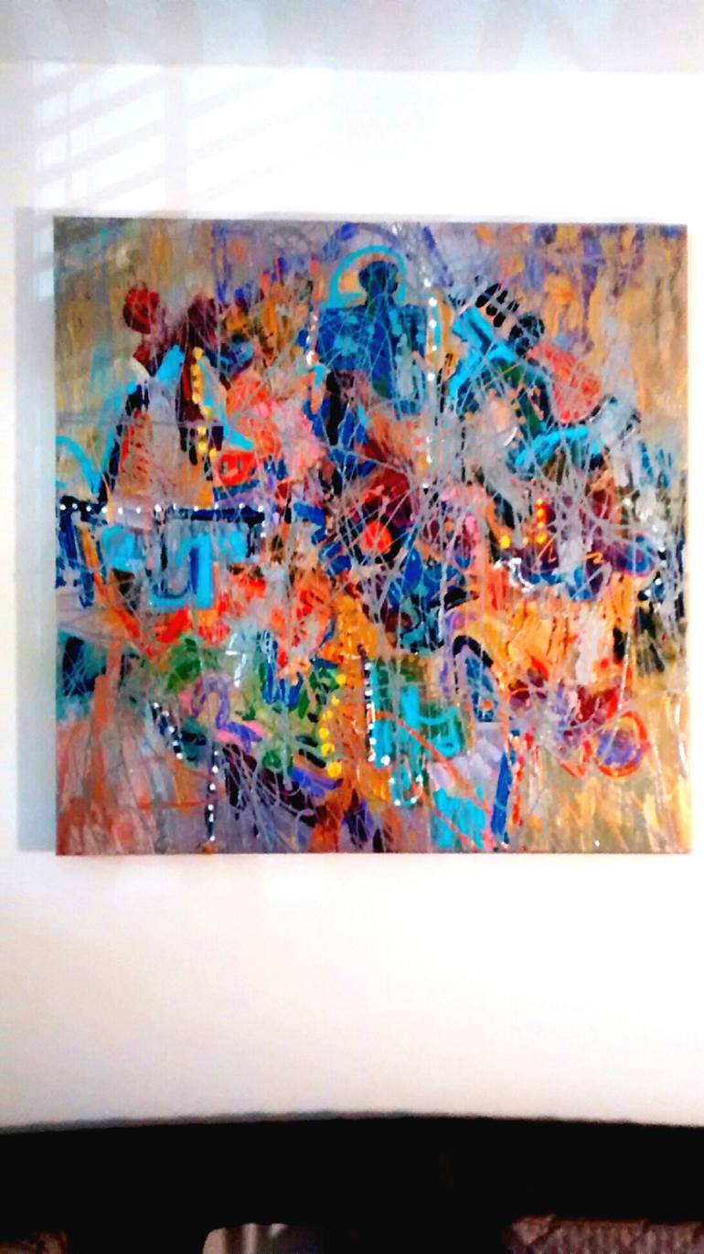 Original Abstract Painting by Jacquelyn Herndon